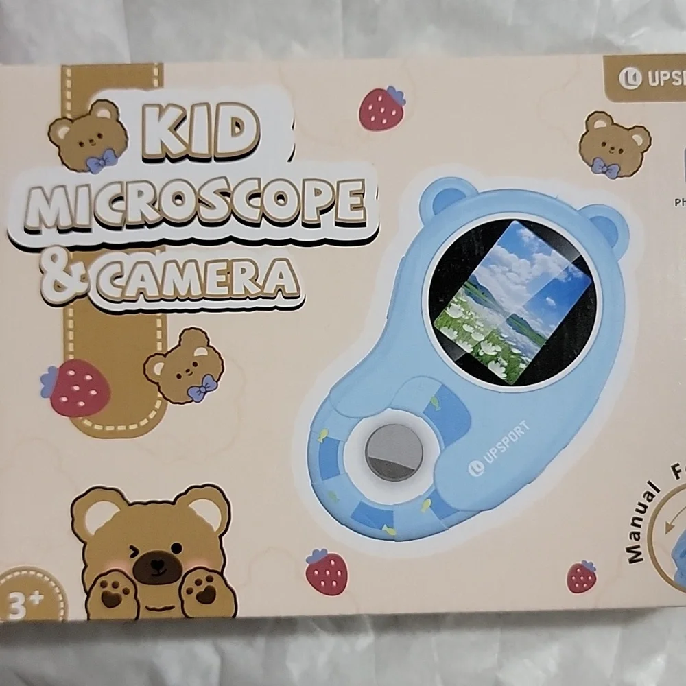 New Handheld Digital Microscope Camera Pocket Portable Little Scientist Kids